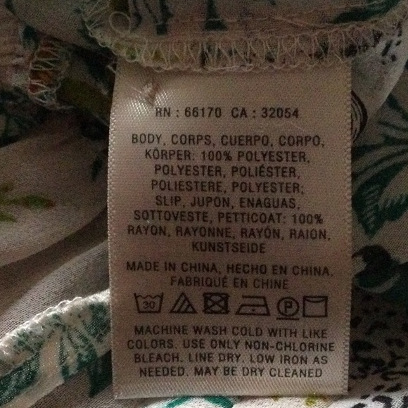 SOLD Anthro Maeve Jungle Ria Drop-waist Dress - Picture 8 of 8